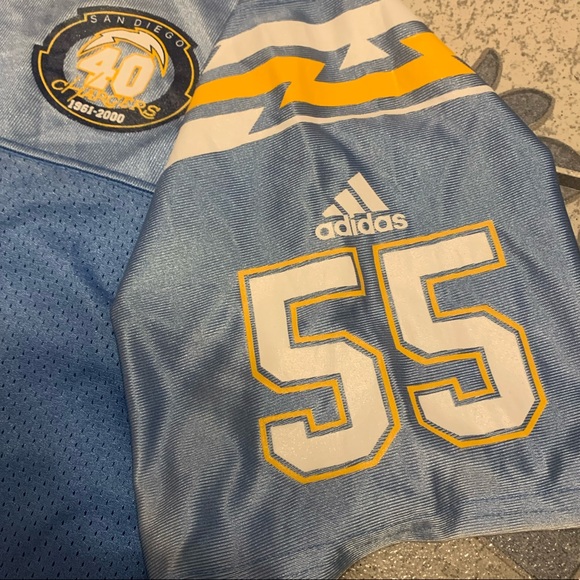 ‘00 Adidas Junior Seau San Diego Chargers Jersey - Picture 5 of 8